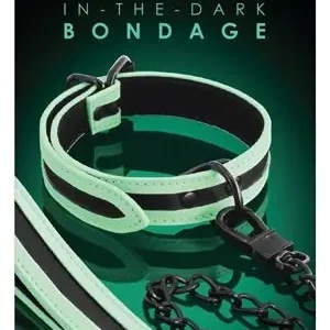 Seasonal Sale GLO Bondage Collar and Leash