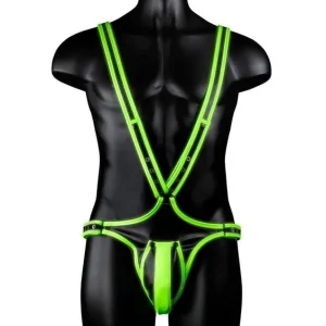 Low Price Ouch! Bonded Leather Full Body Harness