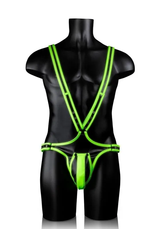 Low Price Ouch! Bonded Leather Full Body Harness
