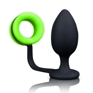 Ouch! Butt Plug with Cock Ring Silicone Time-Limited