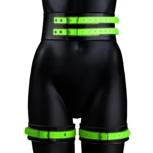 Price Drop Ouch! Thigh Cuffs with Belt and Handcuffs