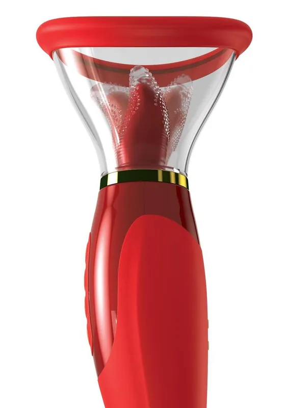 Fantasy For Her Her Ultimate Pleasure 24k Gold Luxury Edition Silicone Vibrating Multi Speed USB Rechargeable Clit Stimulator Waterproof Viral