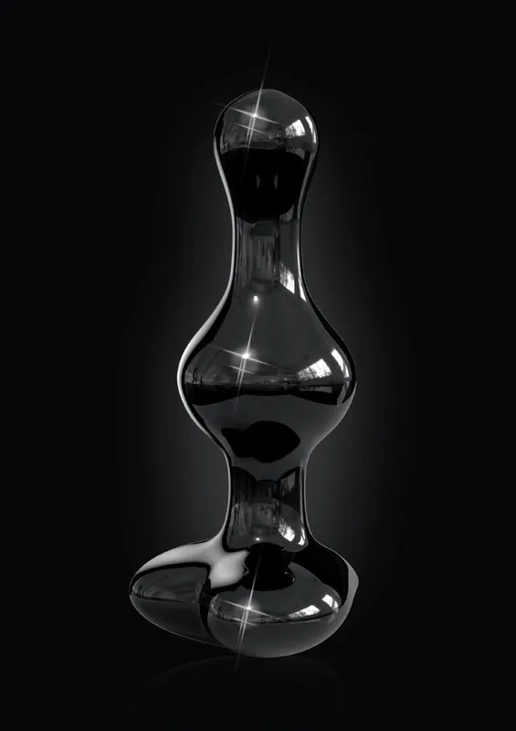Icicles No 74 Beaded Heart Shaped Glass Anal Plug Viral