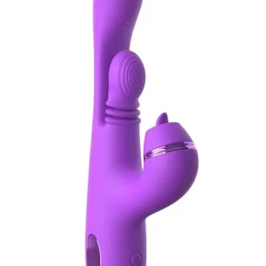 Fantasy For Her Intimotion Pulse Pro Rechargeable Silicone Vibrator with A Clitoral Stimulator Last Chance