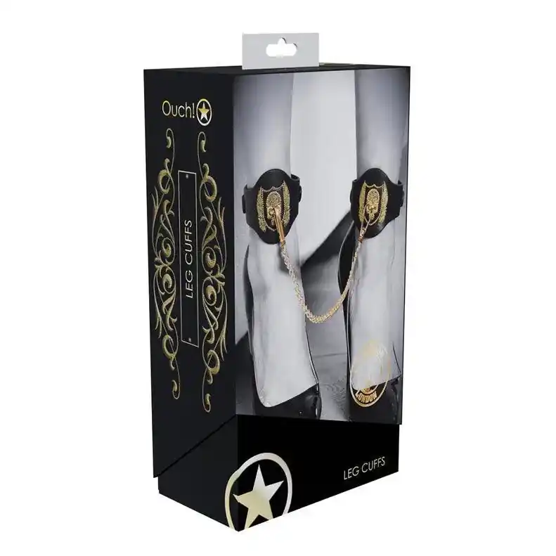 Ouch! International London Collection Leg Cuffs Premium