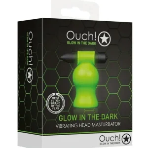 Ouch! Vibrating Head Masturbator Glow in the Dark Hot Deal