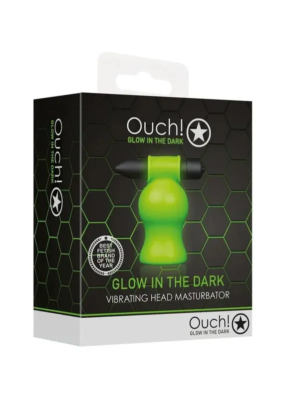 Ouch! Vibrating Head Masturbator Glow in the Dark Hot Deal