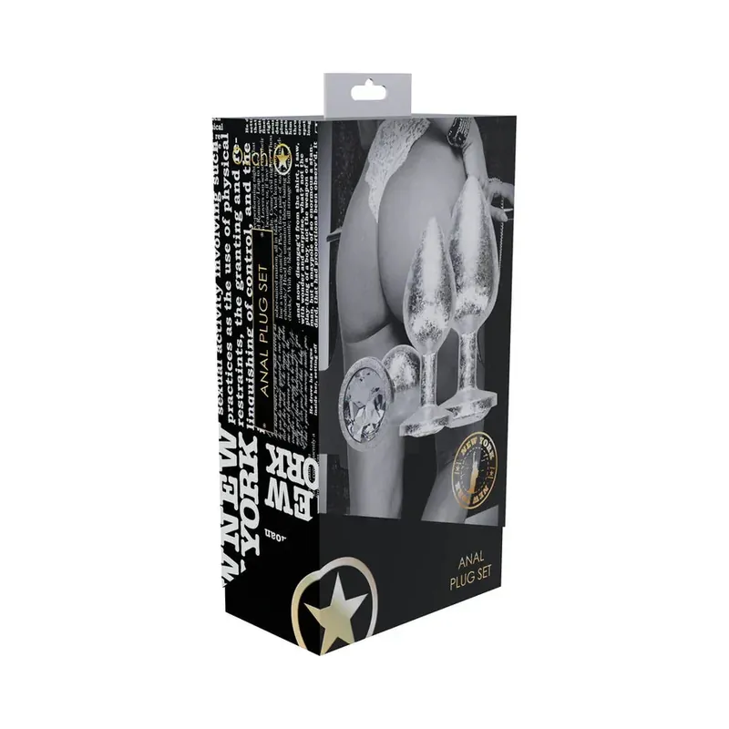 Ouch! International New York Collection Metal Anal Plug Set Cheap