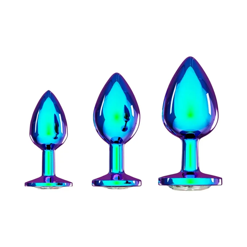 Ouch! International Venice Collection Metal Anal Plug Set Exclusive