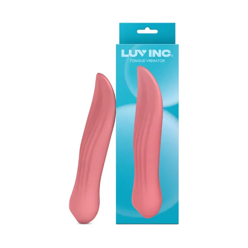 Luv Inc Tv23 Tongue Rechargeable Silicone Vibrator Fan Favorite