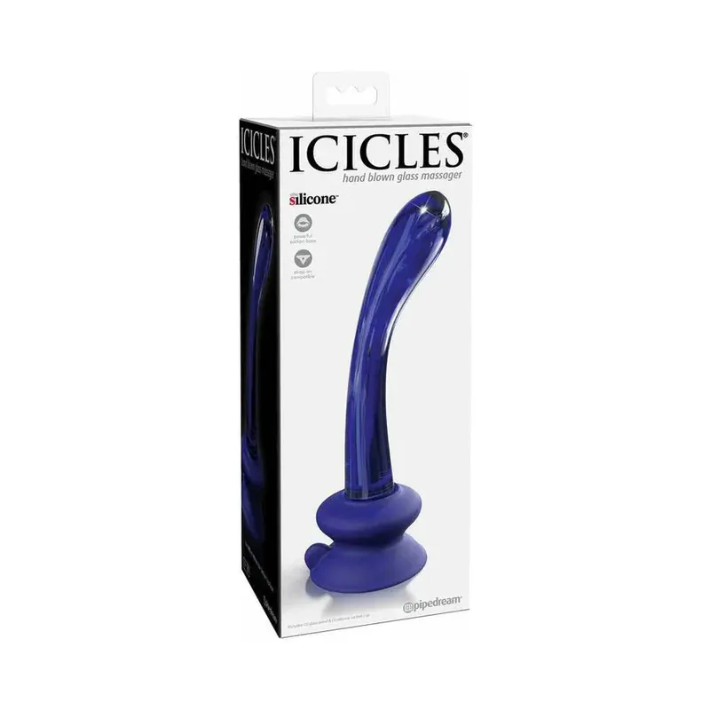 Icicles No. 89 Curved Glass G-Spot Massager With Suction Cup Editor’s Pick