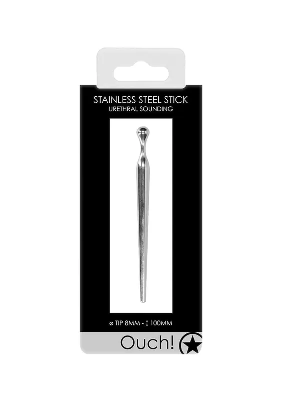 Ouch! Stainless Steel Stick 8mm New Arrival
