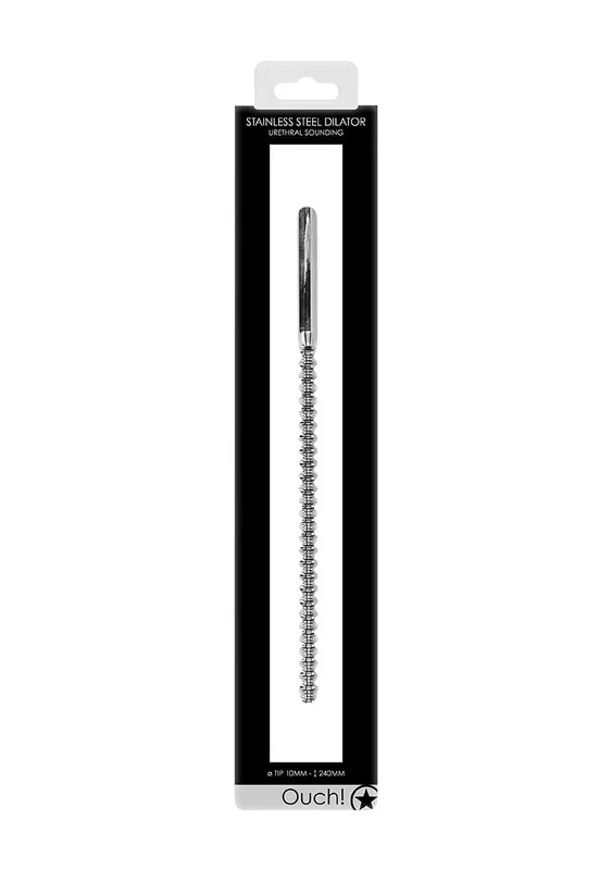 Reduced Price Ouch! Stainless Steel Beaded Dilator 10mm
