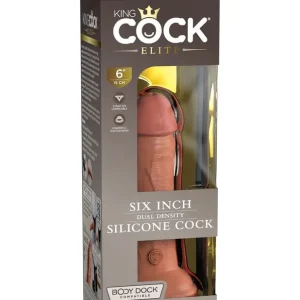 Viral King Cock Elite 6" Dual Density Silicone Cock