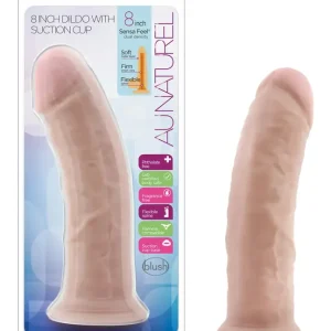 Exclusive Blush Au Naturel 8″ Dildo w/Suction Cup – Vanilla