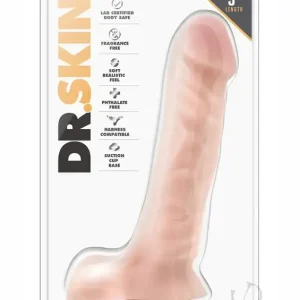 High Quality Dr. Skin Cock Realistic Dildo Beige 9