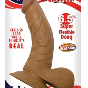 Real Skin Latin American Whoppers 6.5″ Dong w/Balls While Supplies Last