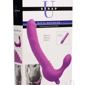 Popular Strap U Royal Revolver Vibrating Strapless Silicone Strap On Dildo