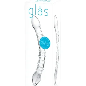 Glas Double Trouble Glass Dildo – Clear Mega Sale