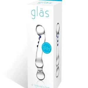 Premium Glas 6″ Curved G-Spot Glass Dildo