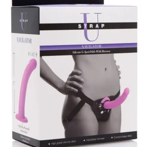 Strap U Navigator Silicone G Spot Dildo w/Harness Seasonal Sale