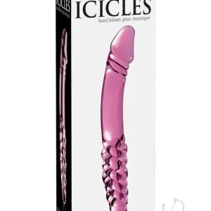 Icicles No 57 Double-Sided Glass Massager Pink 9 Inch Don’t Miss Out