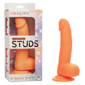 Silicone Studs Neon 6″ Dildo Weekend Sale