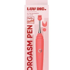 Luv Inc. Orgasm Pen w/Three Attachments – Coral Free Returns