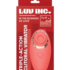 Luv Inc. Triple – Action Clitoral Vibrator – Coral Sale