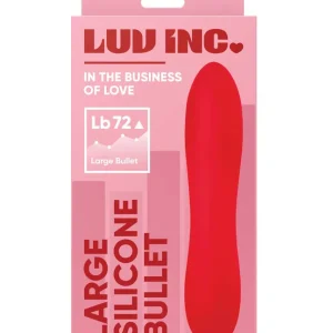 Luv Inc. Large Silicone Bullet – Red Wholesale