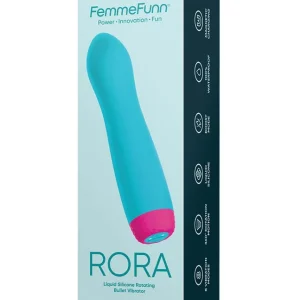 Limited Edition Femme Funn Rora Rotating Bullet – Turquoise