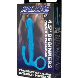 Blue Line C & B 4.5″ Beginners Prostate Massager – Jelly Blue Modern