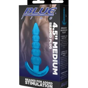 Blue Line C & B 4.5″ Beaded Plug – Jelly Blue Medium Fast Shipping