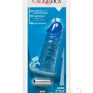 Shop Now Up Extend it Up Vibrating Extension Sleeve Blue 5 Inch