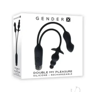 Don’t Miss Out GenderX Double My Pleasure Black