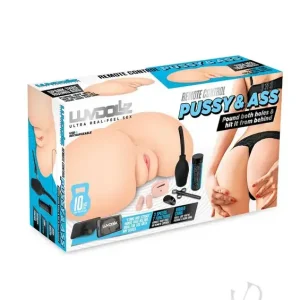 Professional Grade LuvDollz Vibrating Masturbator With Remote Control – Butt – Vanilla