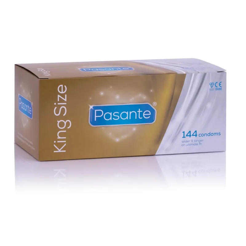 Pasante King Size Condoms - 144 pcs Crafted