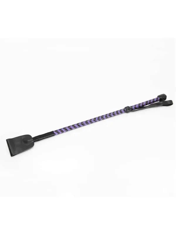 Certified Love In LeatherRiding CropPurple & BlackCRO009 Pur