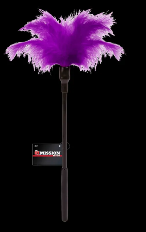 Sex Mission Feather Tickler - Purple Fast Shipping