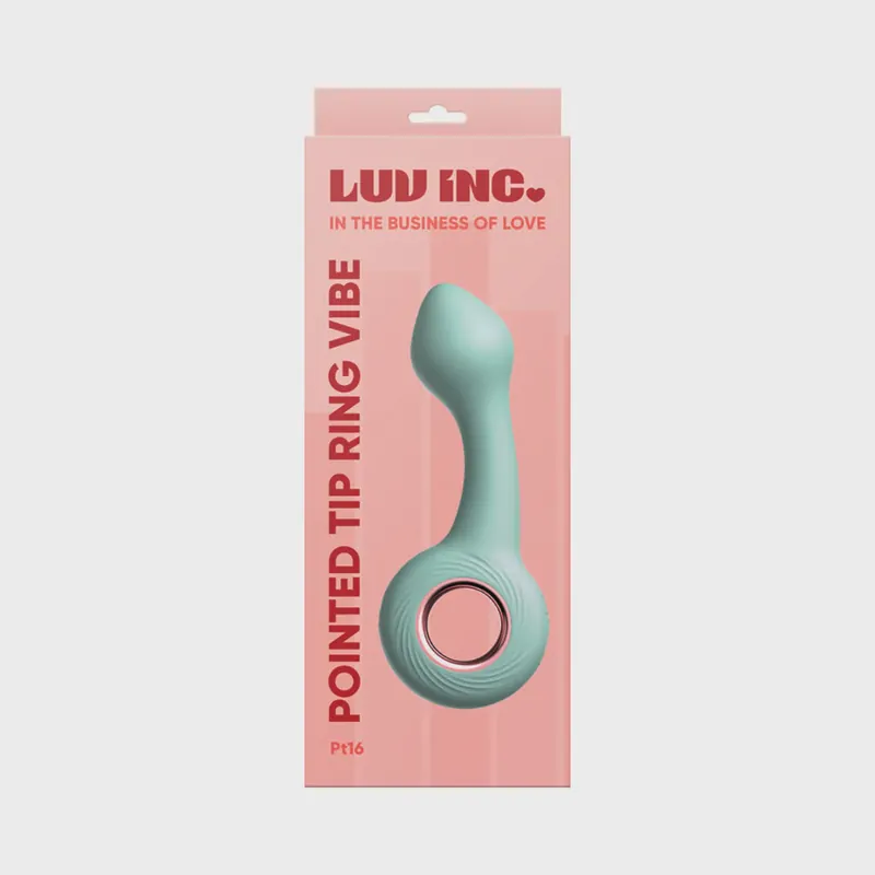 Exclusive Luv Inc - Pointed Tip Ring Vibe- Green