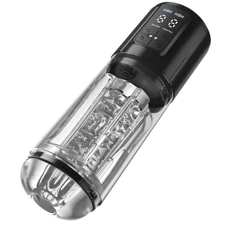 Direct From Factory Iron Man - 9 Vibration & Sucking Automatic Blowjob Male Stroker