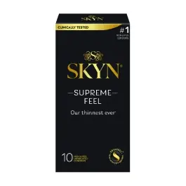 SKYN Supreme Feel 10 Count Non-Latex Lubricated Condoms Latest