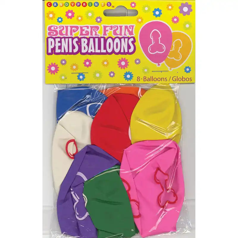 Super Fun Penis Balloons 8ct Clearance