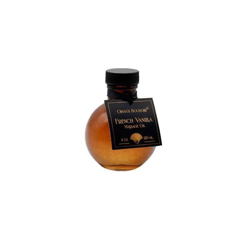 High Quality Olivia’s Boudoir Massage Oil 4oz – French Vanilla