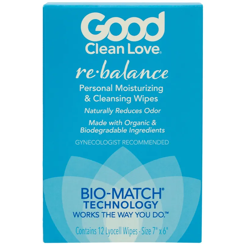 Flash Sale Good Clean Love Rebalance Cleansing Wipes 12 ct.