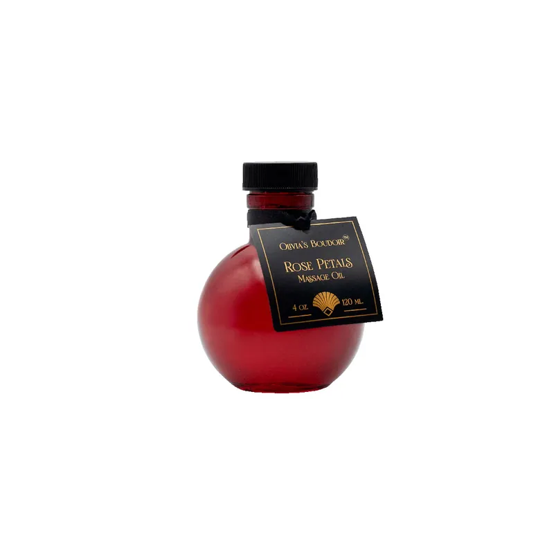 Limited Time Olivia’s Boudoir Massage Oil 4oz – Rose Petals