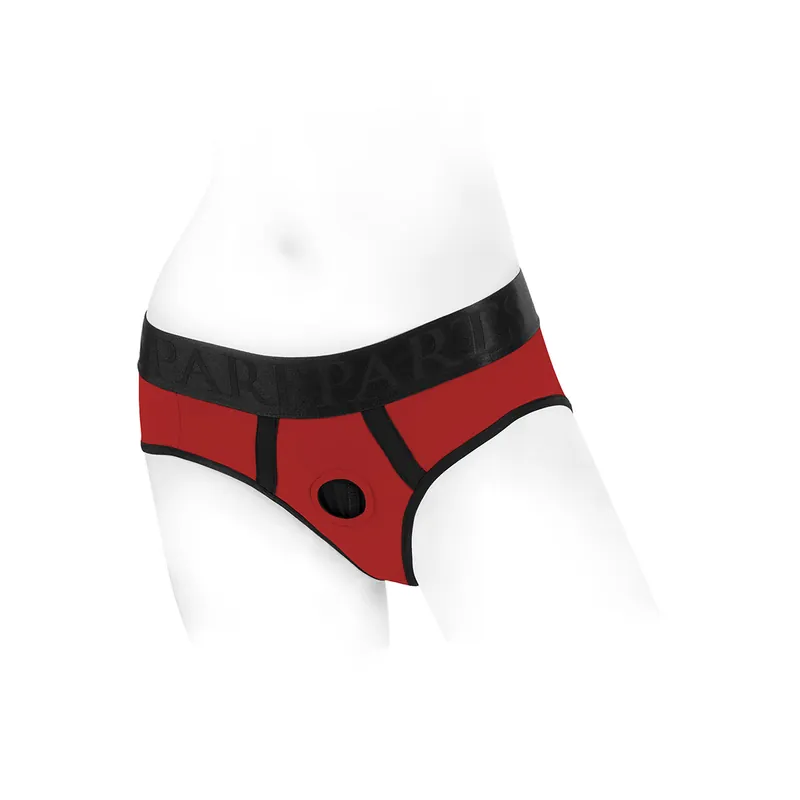 SpareParts Tomboi Harness Red/Black Nylon – Medium Latest