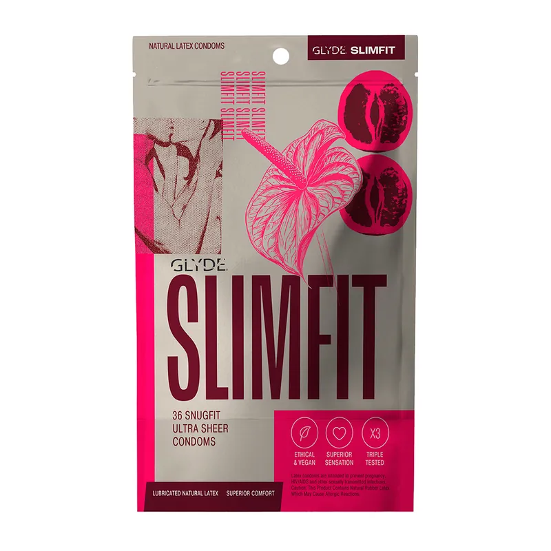 New Release Glyde Slimfit Condoms 36pk