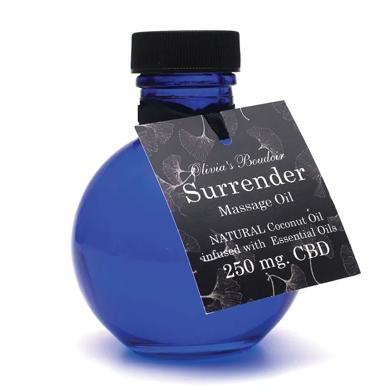 Fast Shipping Olivia’s Boudoir CBD Massage Oil 4oz – Surrender