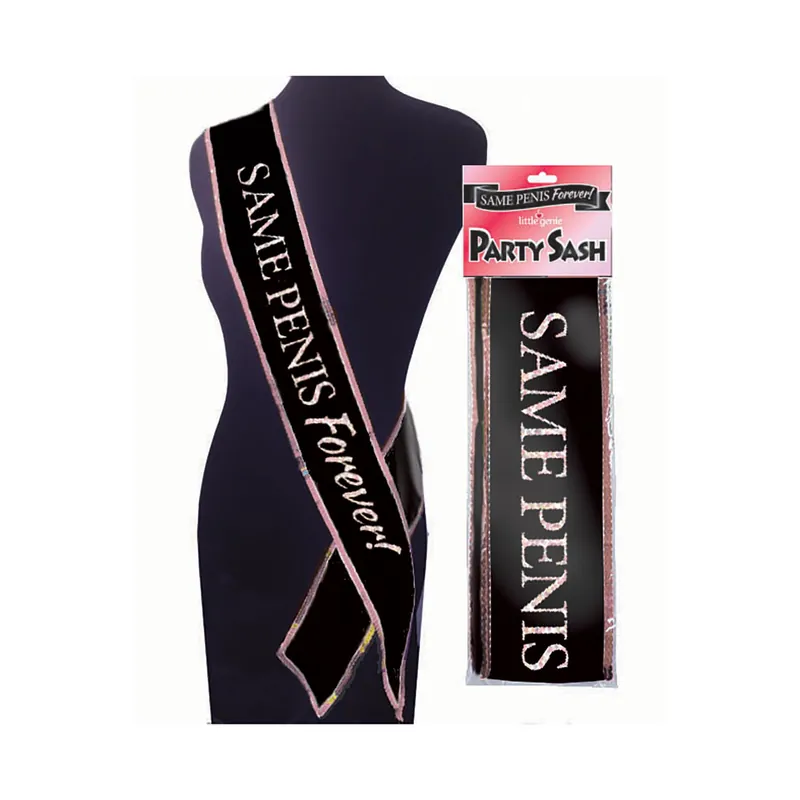 Same Penis Forever Sash Same Day Shipping